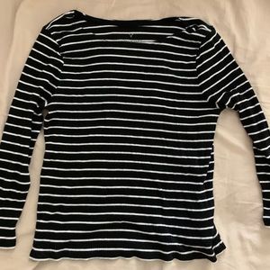 super comfy striped top from american eagle